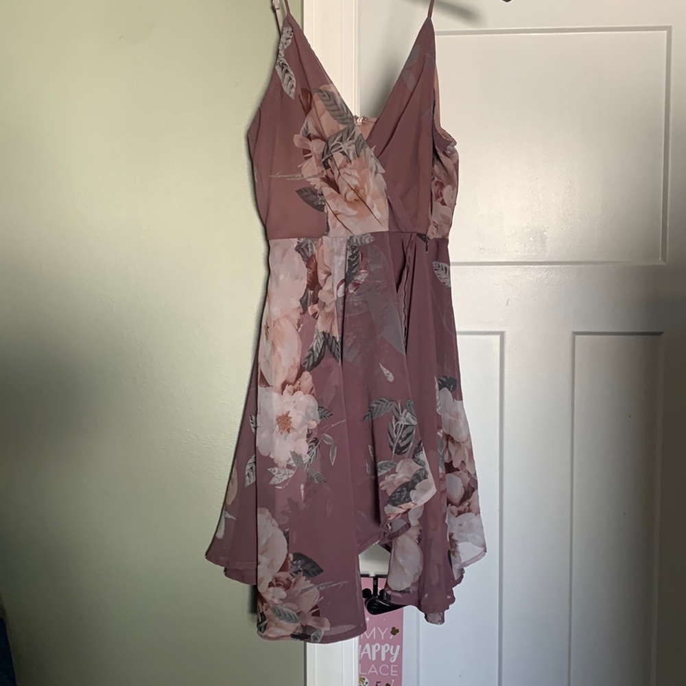 Floral spaghetti strap dress